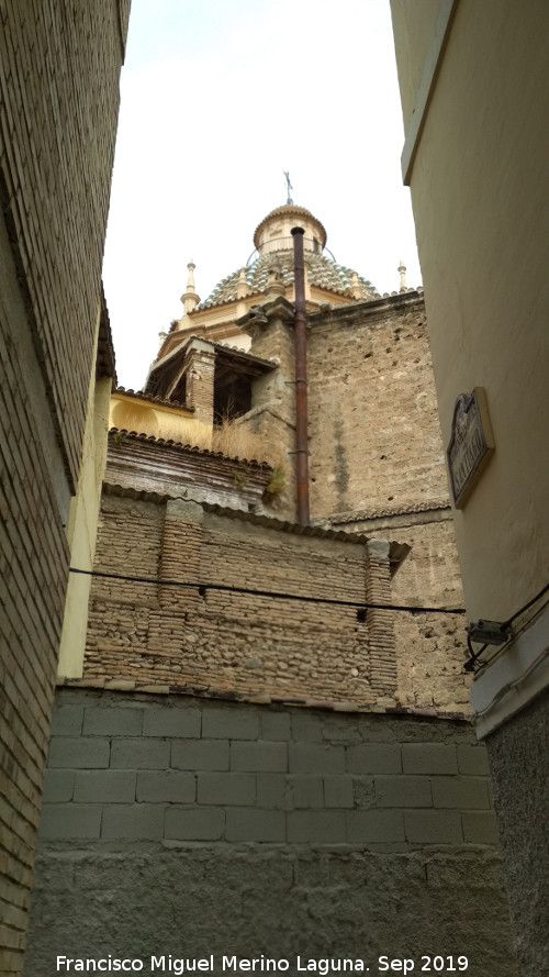 Calle Comendadoras de Santiago - Calle Comendadoras de Santiago. Cpula de Santo Domingo
