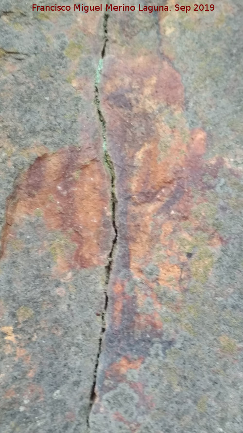 Pinturas rupestres del Arroyo del Bat�n - Pinturas rupestres del Arroyo del Bat�n. Antropomorfo