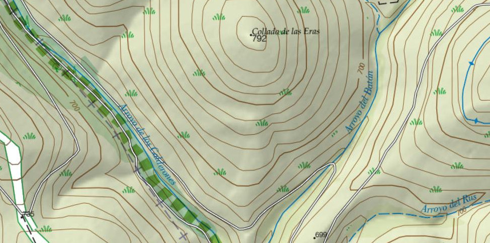 Arroyo de los Calderones - Arroyo de los Calderones. Mapa