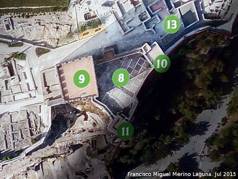 La Mota. Torre de la Campana - La Mota. Torre de la Campana. Foto a�rea. Numero 10