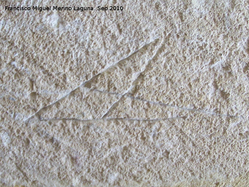 La Mota. Torre de la Campana - La Mota. Torre de la Campana. Marca de cantero