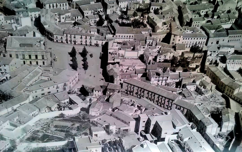 Plaza de Santa Mar�a - Plaza de Santa Mar�a. Foto antigua