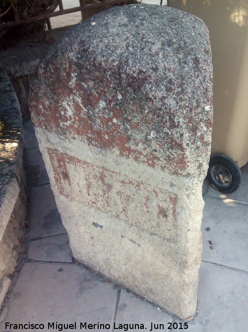 Plan Pe�a - Plan Pe�a. Hito kilom�trico de la Avenida de Andaluc�a en Ja�n