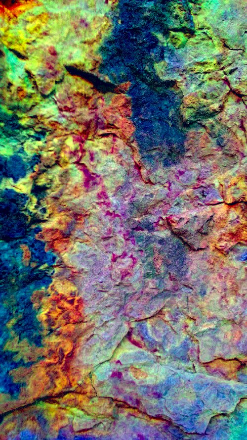 Pinturas rupestres de la Cerradura - Pinturas rupestres de la Cerradura. Tratada con Dstretch