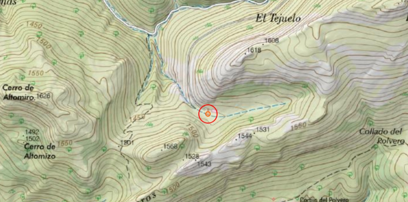 Cortijo del Tejuelo - Cortijo del Tejuelo. Mapa