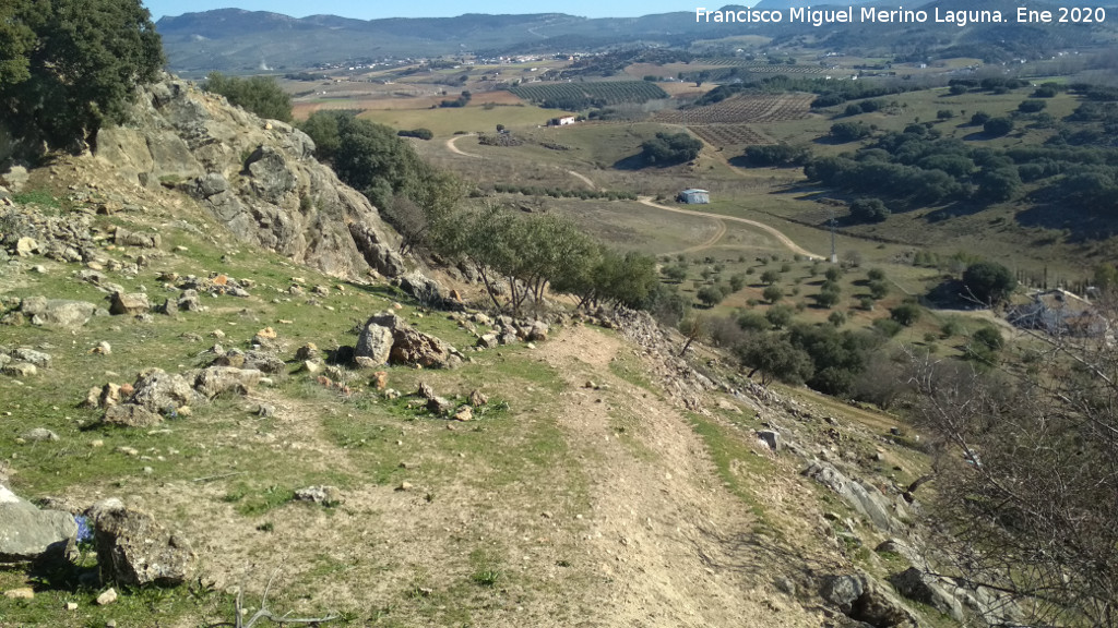 Oppidum de la Gineta - Oppidum de la Gineta. Vistas hacia Mures