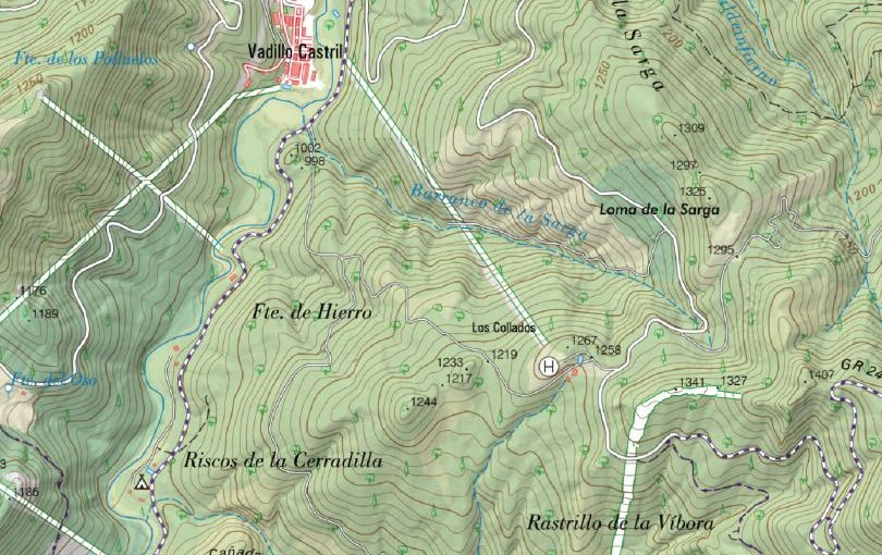 Cortijo Los Collados - Cortijo Los Collados. Mapa