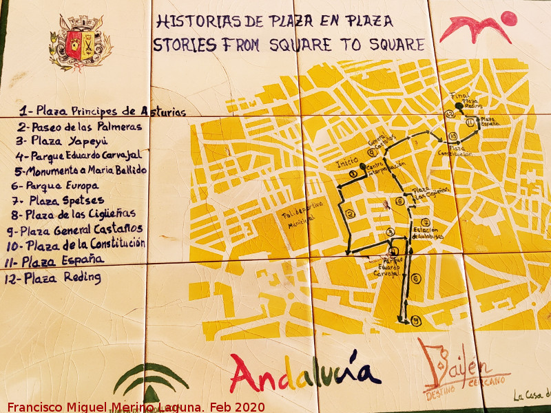 Ruta Historias de plaza en plaza - Ruta Historias de plaza en plaza. Placa