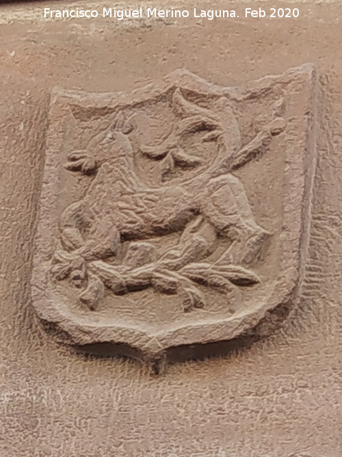 Casa de la Calle Crist�bal Col�n n� 3 - Casa de la Calle Crist�bal Col�n n� 3. Escudo derecho