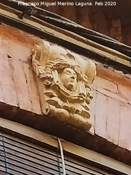 Casa de la Calle Real n� 27 - Casa de la Calle Real n� 27. Clave con rostro