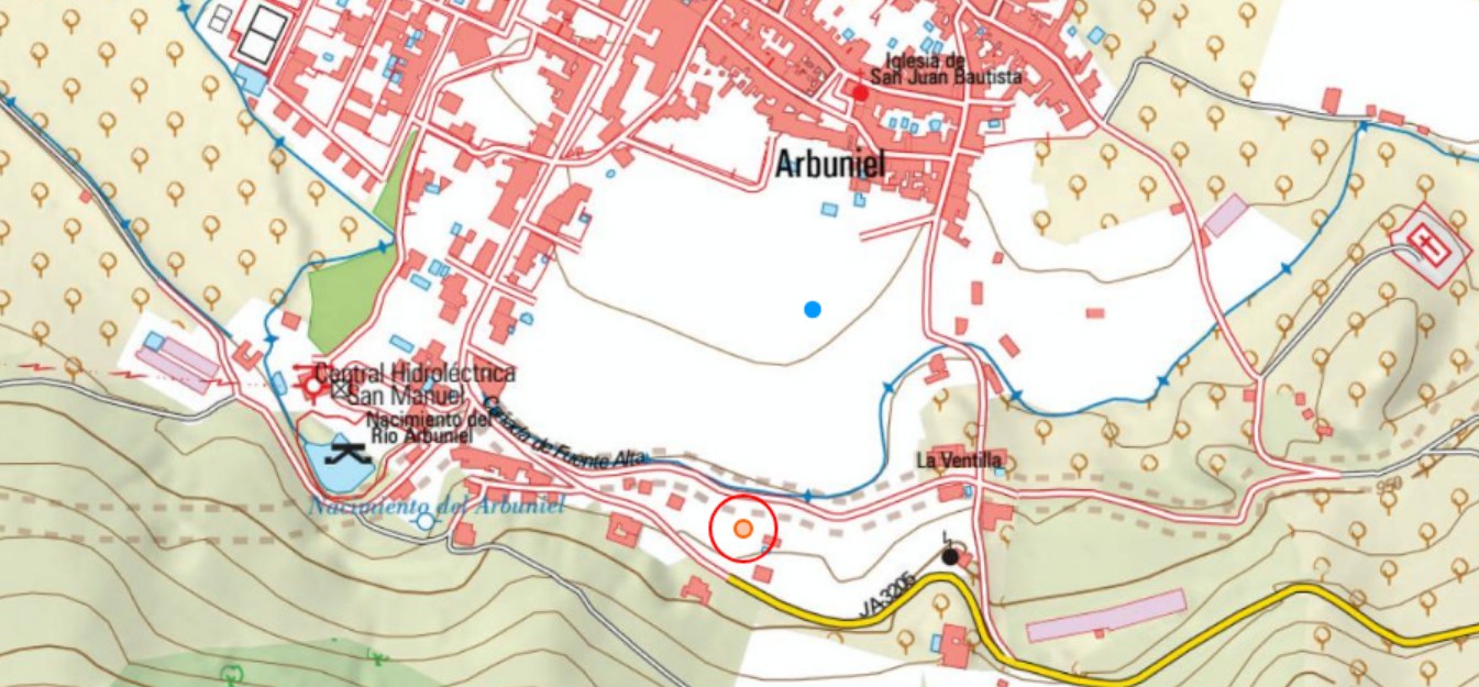 Era de la Ca�ada de Fuente Alta - Era de la Ca�ada de Fuente Alta. Mapa