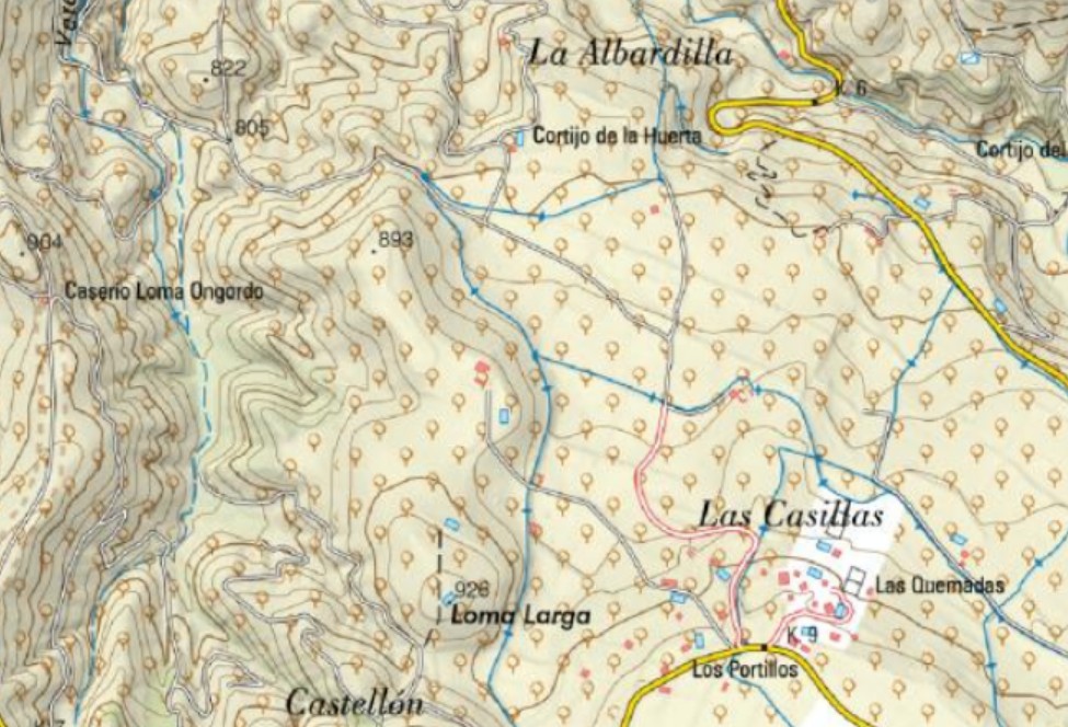 Cortijo de la Huerta - Cortijo de la Huerta. Mapa