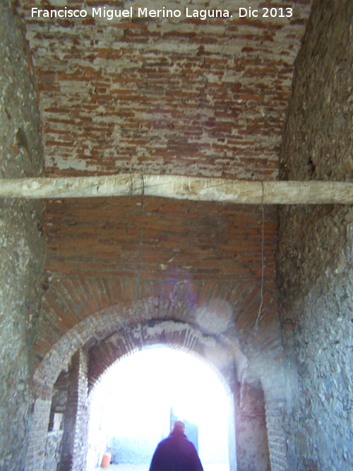 Monasterio Caser�a de Don Bernardo - Monasterio Caser�a de Don Bernardo. B�veda del zagu�n 