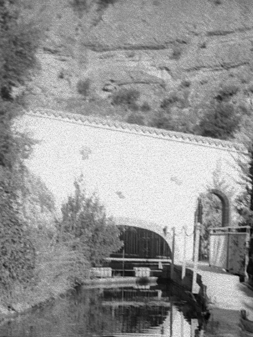 Piscifactora de los Caones - Piscifactora de los Caones. Foto antigua
