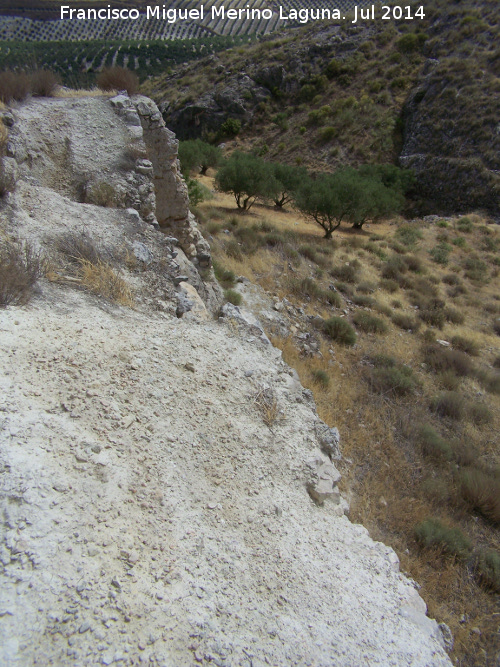 Castillo del Tejar de los Moros - Castillo del Tejar de los Moros. Murallas
