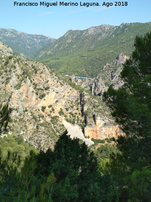 Ca�ada del Sabinar - Ca�ada del Sabinar. Vistas hacia el Pantano del Quiebrajano