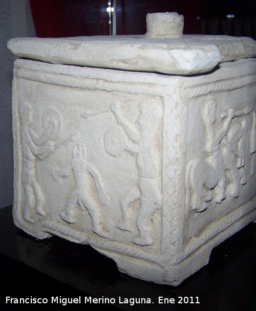 Necr�polis ib�rica de Piquia - Necr�polis ib�rica de Piquia. Caja de los Guerreros