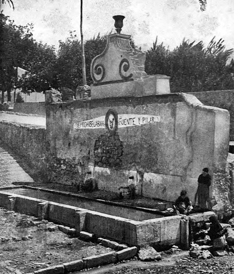 Fuente Los Zagales - Fuente Los Zagales. 1923 foto de Winsor Soule