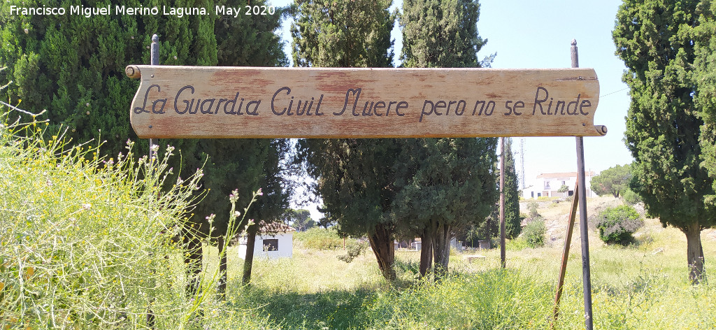 Cementerio del Santuario - Cementerio del Santuario. Cartel