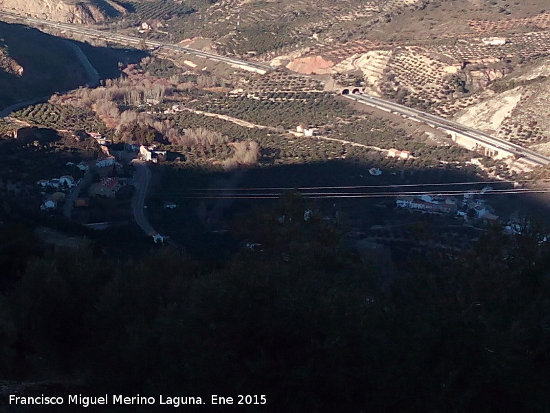 Aldea La Cerradura - Aldea La Cerradura. Los dos n�cleos de poblaci�n de La Cerradura