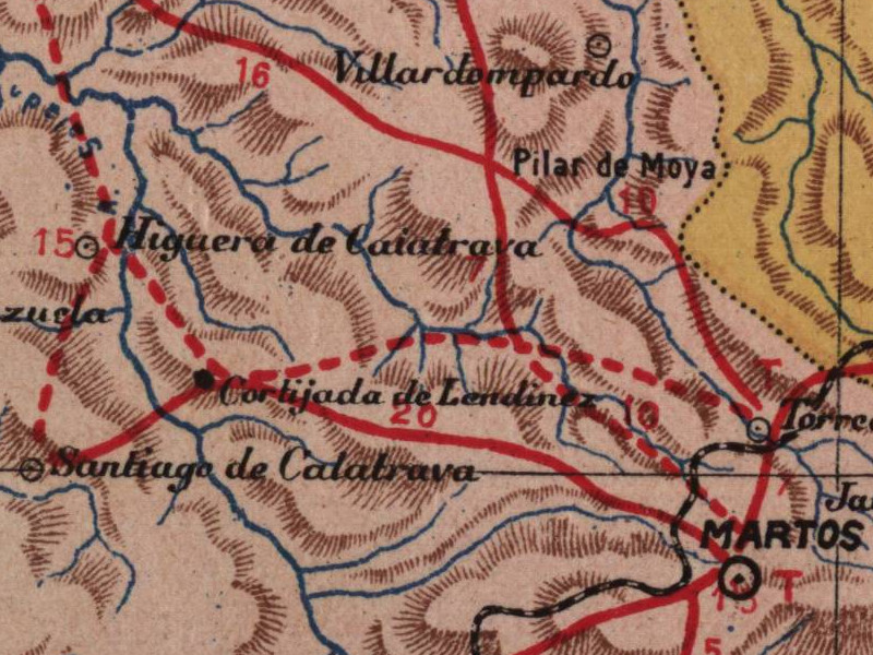 Aldea Lend�nez - Aldea Lend�nez. Mapa 1901