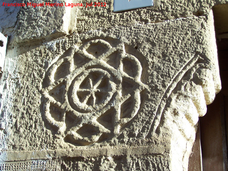 Juder�a de �beda - Juder�a de �beda. Estrella de David del Callej�n de Santa Mar�a