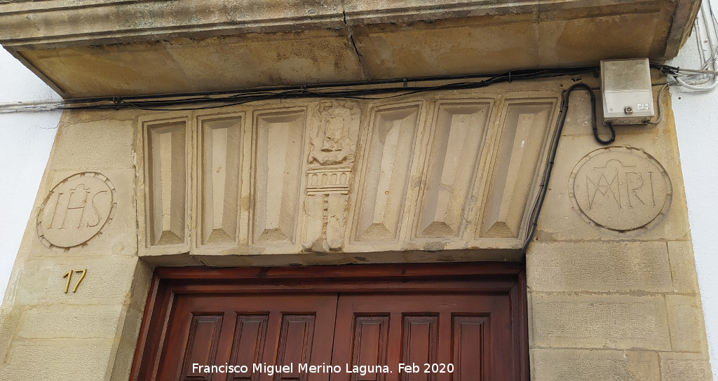 Dintel - Dintel. Calle de las Parras - �beda