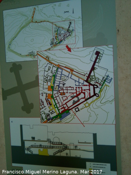 Calatrava la Vieja - Calatrava la Vieja. Planos