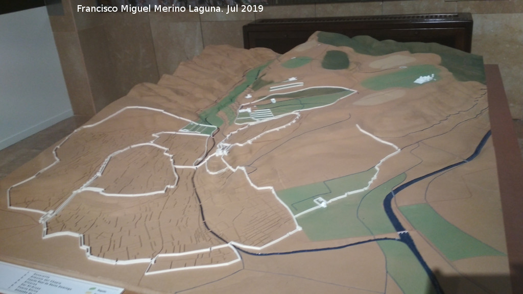 Murallas de Granada - Murallas de Granada. Maqueta. Palacio de San Esteban - Murcia