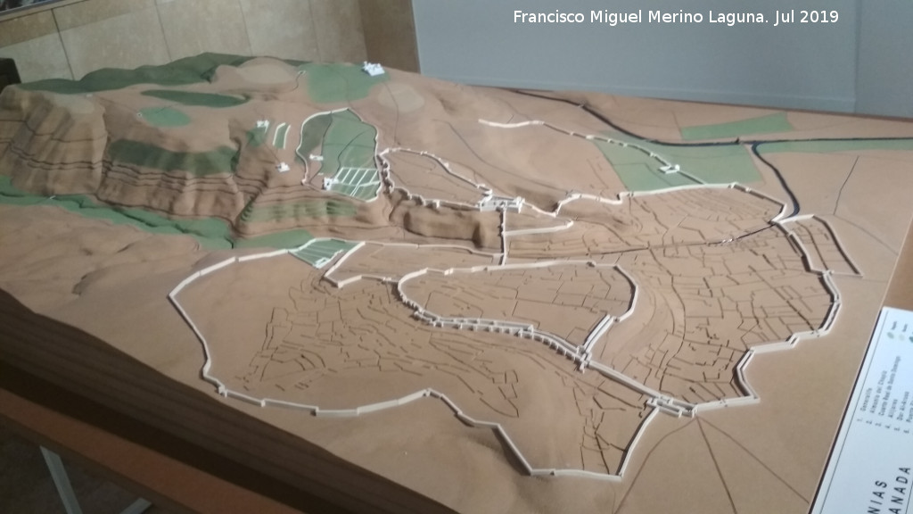Murallas de Granada - Murallas de Granada. Maqueta. Palacio de San Esteban - Murcia