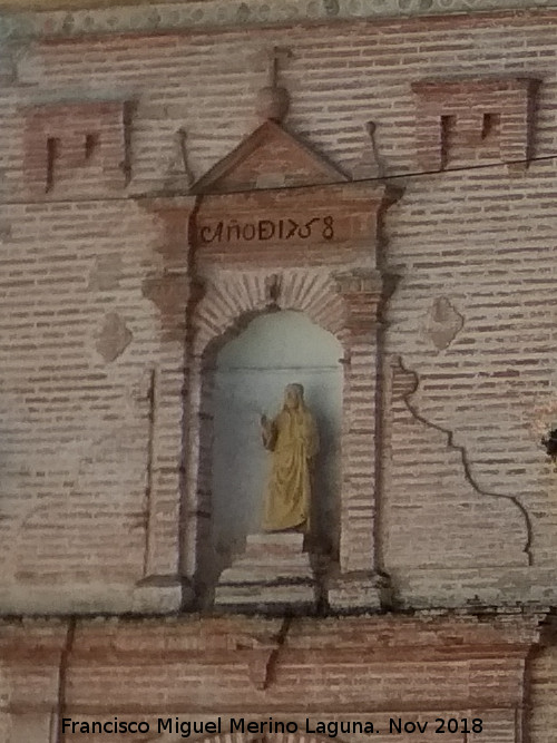 Iglesia del Salvador - Iglesia del Salvador. A�o 1758