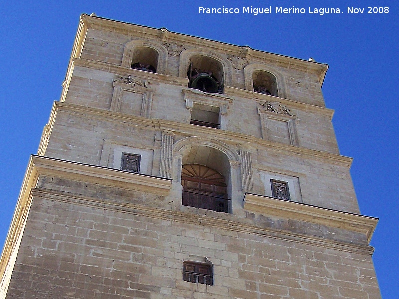 Iglesia de la Encarnacin - Iglesia de la Encarnacin. Parte superior de la Torre