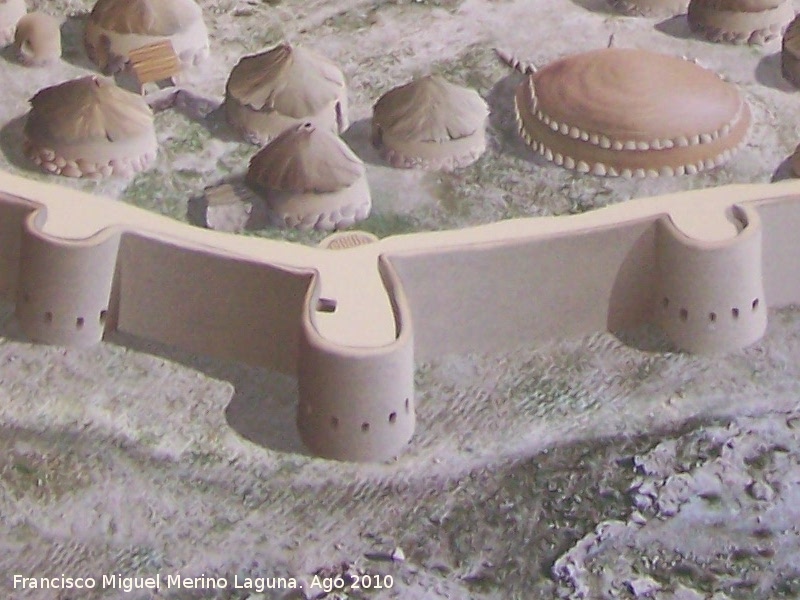 Los Millares. Muralla Exterior - Los Millares. Muralla Exterior. Reconstrucci�n