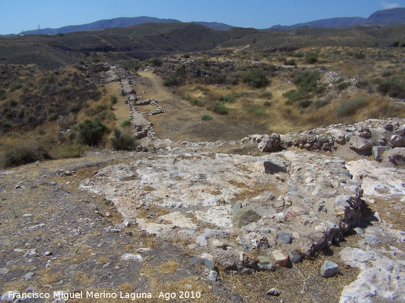 Los Millares. Puerta Principal - Los Millares. Puerta Principal. Caba�a circular n�mero 60 del plano