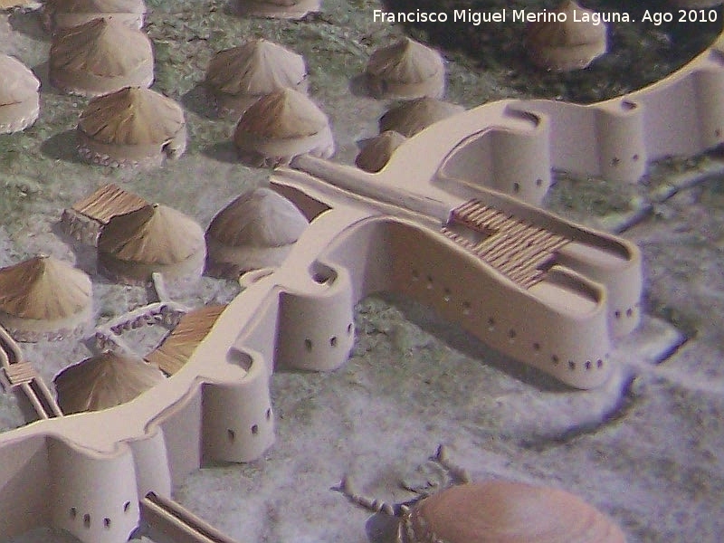 Los Millares. Puerta Principal - Los Millares. Puerta Principal. Reconstrucci�n