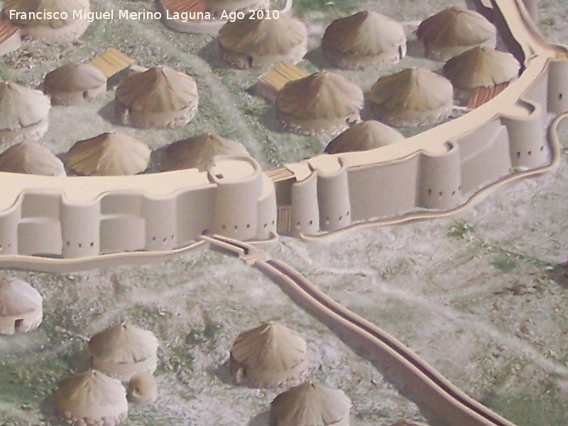 Los Millares. Puerta de la Segunda Muralla - Los Millares. Puerta de la Segunda Muralla. Reconstrucci�n