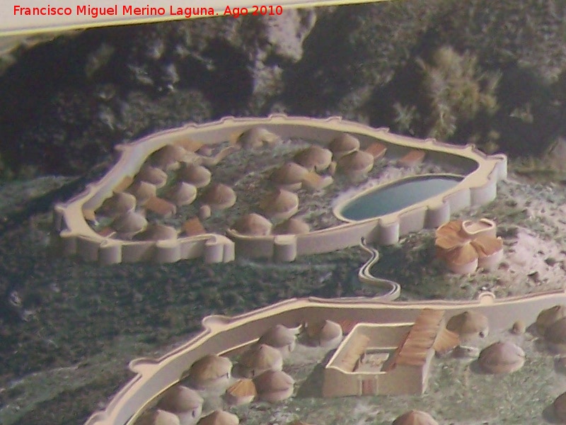 Los Millares. Muralla Cuarta - Los Millares. Muralla Cuarta. Reconstrucci�n