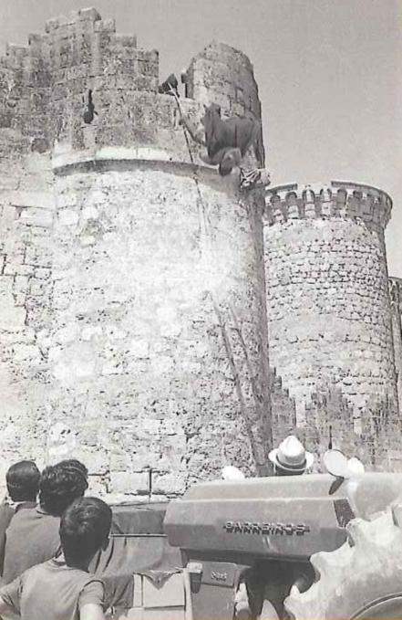 Castillo de Belmonte - Castillo de Belmonte. Rodaje de la pel�cula Mio Cid