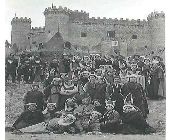 Castillo de Belmonte - Castillo de Belmonte. Rodaje de la pel�cula Mio Cid