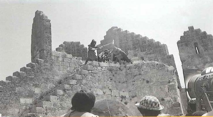 Castillo de Belmonte - Castillo de Belmonte. Rodaje de la pel�cula Mio Cid