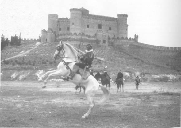 Castillo de Belmonte - Castillo de Belmonte. Rodaje de la pel�cula Mio Cid