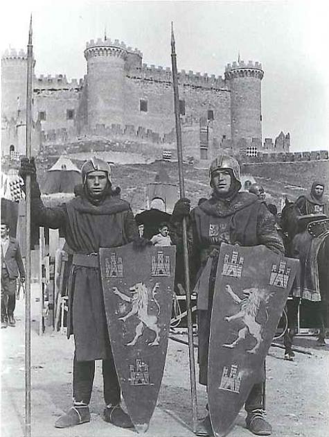 Castillo de Belmonte - Castillo de Belmonte. Rodaje de la pel�cula Mio Cid