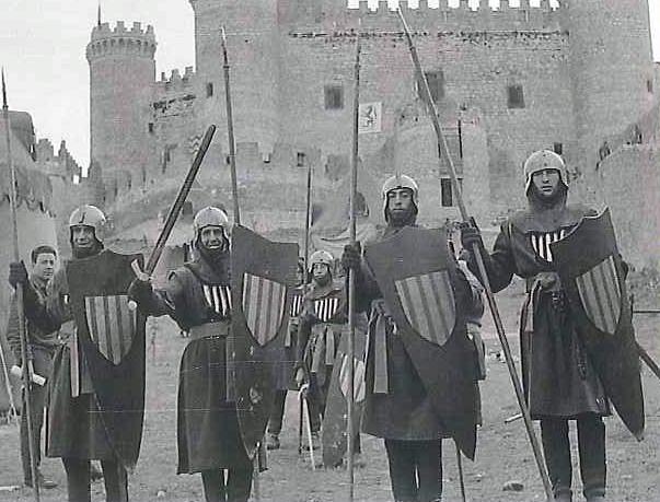 Castillo de Belmonte - Castillo de Belmonte. Rodaje de la pel�cula Mio Cid