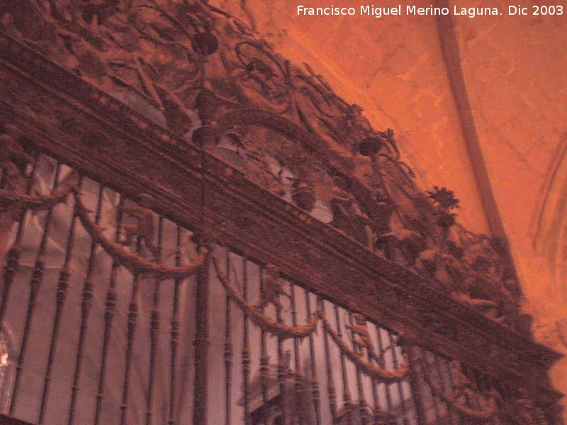 Colegiata de San Bartolom� - Colegiata de San Bartolom�. Reja