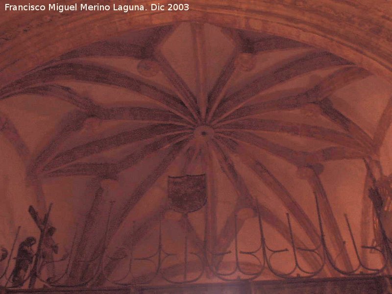 Colegiata de San Bartolom� - Colegiata de San Bartolom�. B�veda de crucer�a