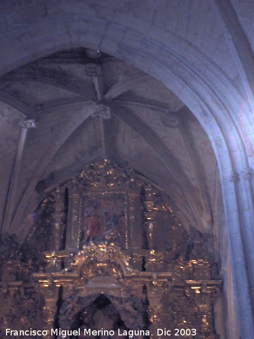 Colegiata de San Bartolom� - Colegiata de San Bartolom�. B�veda de crucer�a