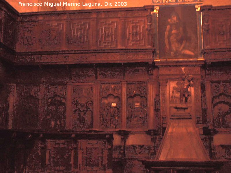 Colegiata de San Bartolom� - Colegiata de San Bartolom�. Coro