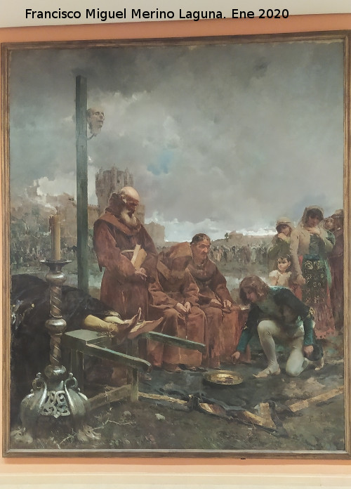 �lvaro de Luna - �lvaro de Luna. Pedir limosna para el entierro de D. �lvaro de Luna de Manuel Ram�rez Ib��ez de 1884. Museo Provincial de Ja�n