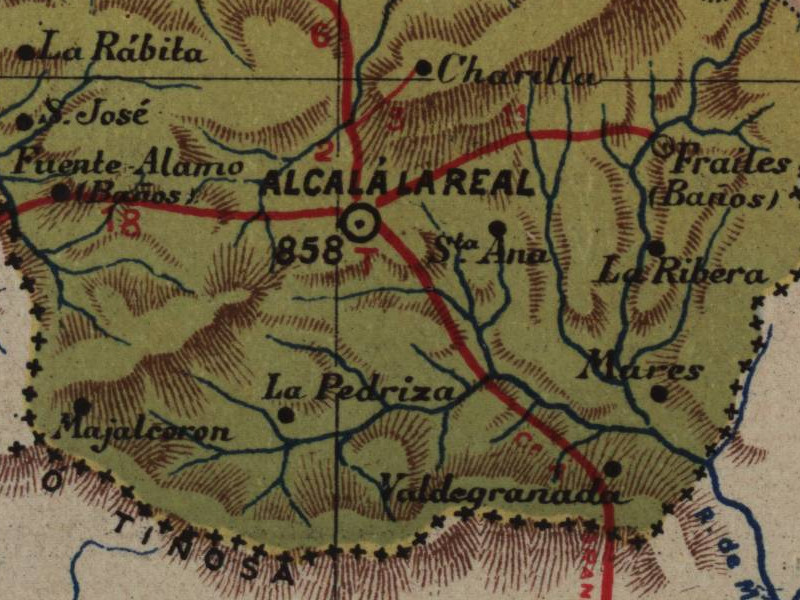 Aldea Fuente �lamo - Aldea Fuente �lamo. Mapa 1901