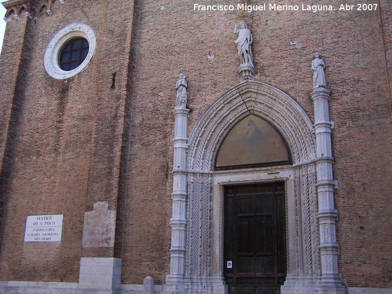 Baslica de Santa Mara dei Frari - Baslica de Santa Mara dei Frari. 
